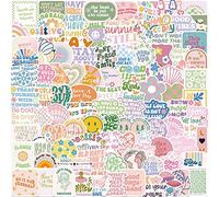Lot de 100 autocollants avec des mots inspirés, des paquets d'autocollants avec des citations positives et motivationnelles pour tasses, téléphones, ordinateurs portables, magazines et planche à