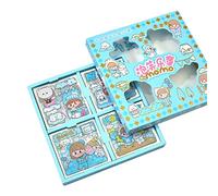 Lot de 100 autocollants de dessin animé pour scrapbooking, journal, piano, casque, pare-chocs, vélo, crayon