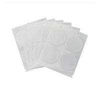 Lot de 100 autocollants en aluminium pour capsules de café - 45 mm - Couvercles de conservation pour capsules de café