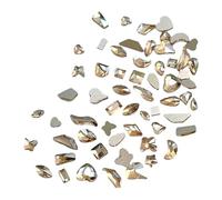 Lot de 100 autocollants en verre 3D pour manucure DIY - Pierres précieuses en cristal - Décoration pour ongles - Strass - Accessoires - Décorations pour ongles