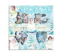 Lot de 100 autocollants floraux quatre saisons pour enfants - Fournitures de journal d'art - Matériaux PET - Pour travaux manuels - Boîte de rangement portable