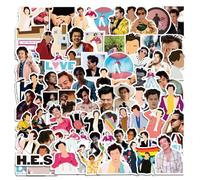 Lot de 100 autocollants Harry Styles - Mignon - En vinyle - Imperméable - Pour skateboard, ordinateur portable, valise, moto, voiture, vélo, ordinateur - Cadeau pour adolescents, adultes