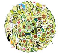 Lot de 100 autocollants motif avocat pour ordinateur portable, scrapbooking, bloc-notes, téléphone, cadeaux pour enfants