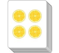 Lot de 100 autocollants polyvalents pour planificateurs en tranches de citron - Autocollants pour scrapbooking, loisirs créatifs, calendrier, magazines, livres et autocollants de bricolage pour