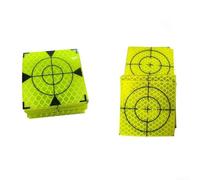 Lot de 100 autocollants réflecteurs pour cible de mesure de phosphore 20-60 mm pour instrument d'enquête (40 x 40 mm)