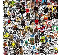 Lot de 100 autocollants Star Wars - En vinyle imperméable - Pour ordinateur portable, skateboard, vélo, motos, enfants et adolescents