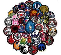Lot de 100 autocollants Starwars - Empire, Jedi, Falcon Millennium & Co. - Collection officielle sous licence pour les fans