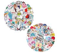 Lot de 100 Autocollants sur Le Thème des Médecins Et des Infirmières, Autocollants Graffitis, Autocollants Décoratifs Créatifs, Peuvent Être Utilisés pour Décorer Les Motos, Skateboards, Etc.