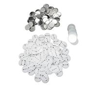 Lot de 100 Badges à épingles Bricolage en Fer Blanc en Plastique pour Machine à Badges (50MM) Handcraft Materials