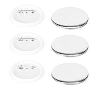 Lot de 100 badges vierges pour machine à fabriquer des boutons, recharges pour presse à badges ronds DIY (58 mm)