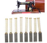 Lot De 100 Balais De Moteur En Carbone, Balai De Charbon De Moteur De Machine à Coudre, Accessoires De Remplacement De Balais De Moteur En Carbone Pour Machine à Coudre Domestique