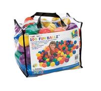 Lot de 100 balles multicolores INTEX - Diamètre 8 cm - Pour enfants dès 3 ans