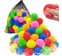 Lot de 100 ballons à eau réutilisables, compagnons d'eau, cadeau de fête d'été, jouets de sport pour enfants, fournitures de fête d'anniversaire