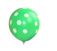 Lot de 100 ballons colorés à pois en latex pour décoration de fête d'anniversaire, de mariage, de festival - 30,5 cm