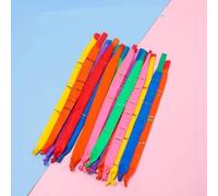 [Lot de 100 ballons fusée planante] S'envoler dans le ciel sera appelé voler - Ballons longs réutilisables, de couleurs mélangées