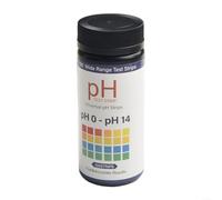 Lot de 100 bandelettes de test du pH du sol, gamme 0-14, testeur d'humidité pour plantes de jardin, pelouse, légumes, fleurs et arbustes