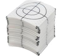 Lot de 100 bandes réfléchissantes autocollantes pour cibles d'enquête pour inspections de navires, construction de bâtiments