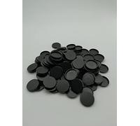 Lot de 100 bases rondes de 25 mm pour Warhammer 40k et AoS Games Workshop Wargame Bitz