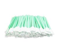 Lot de 100 bâtonnets de nettoyage - Long - Mini bâtonnets de nettoyage rectangulaires - Non pelucheux - Pour le drain du cuir et l'alcool - Pour le nettoyage des lentilles d'appareil photo à jet