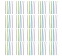 Lot de 100 bâtons adhésifs colorés à chaud 7 x 100 mm Couleurs assorties Convient pour le collage artistique projets de bricolage et réparation rapide