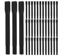 Lot de 100 bâtons de mélange pour pigments de tatouage, agitateur d'encre pour machine de coloration électrique, noir, 3,4 cm