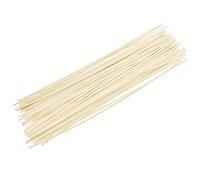 Lot de 100 bâtons diffuseurs en bois de rotin, 3 x 200 mm, bâtons de rechange pour diffuseur d'huile et de parfum de chambre, de bureau