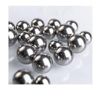 Lot de 100 billes de précision en acier inoxydable for lance-pierres et accessoires de vélo - Billes en acier massif et durable(6mm)