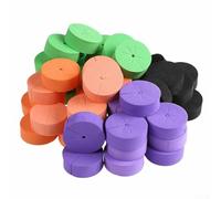 Lot de 100 blocs éponge en néoprène pour culture hydroponique, colliers clones pré-fendus pour gobelets en filet de 5,1 cm, inserts doux et respirants pour commencer et pépinière, fournitures de