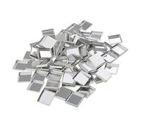 Lot de 100 boîtes de maquillage vides pour fard à paupières, fard à joues, boîte magnétique carrée