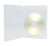 Lot de 100 boîtiers Amaray Vortex Single 1 Disque Blu-Ray CD DVD avec Logo et Dos de 11 mm