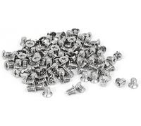 Lot de 100 boîtiers d'ordinateur génériques pour PC de 3,5" HDD 6-32 à tête plate Phillips Vis pour disque dur Composants informatiques