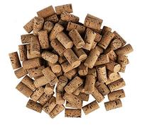 Lot de 100 bouchons à vin en forme de cœur pour les loisirs créatifs - En liège naturel - 4,5 cm de long - Diamètre 2,4 cm Foncé