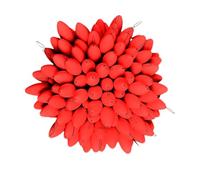 Lot de 100 bouchons de flotteur ovales à sept étoiles pour pêche en extérieur