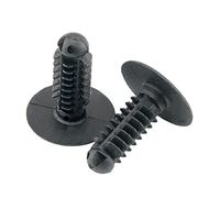 Lot de 100 bouchons de sapin de 8 mm, épaisseur du panneau principal de 18 mm, clips de panneau de garniture de sapin, raccords en plastique, fixations et fixations, chevilles nervurées, fiches de