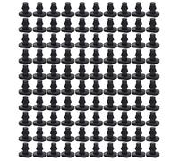 Lot de 100 bouchons de tuyau d'arrosage avec fermeture 4/7
