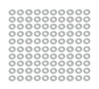 Lot de 100 bouchons d'oreille souples et élastiques en silicone transparent pour boucles d'oreilles, stabilité, lobe d'oreille, irritation du lobe de l'oreille, 5mm, Comme décrit, Comme décrit.