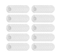 Lot de 100 boucliers pour détecteurs de fumée offrant un blocage efficace des débris et une application sans tracas dans des conditions poussiéreuses comme les protecteurs de construction