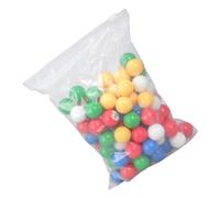 Lot de 100 boules de bingo multicolores pour fête, lot de boules de bingo de rechange faciles à utiliser