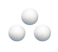 Lot de 100 boules de polystyrène pour loisirs créatifs, projets de bricolage, fournitures de mariage, différentes tailles, boules rondes modélisation pour cadeau, 2 cm