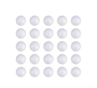 Lot de 100 boules en mousse de polystyrène solides blanches pour arrangements floraux, gâteaux pops pour loisirs créatifs et projets de décoration d'intérieur, tailles 20 mm, 25 mm, 30 mm, lot mixte