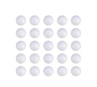 Lot de 100 boules en polystyrène solides pour travaux manuels, arrangement floral et décoration de gâteaux, boules en mousse PS pour la fabrication d'arbres et le modélisme, 20 mm-30 mm (2 cm)