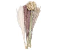 Lot de 100 Bouquets d'herbes de Pampa séchées mélangées, Queue de Lapin, roseaux de Pampa, Fleurs séchées pour la décoration de la Maison, centres de Table de 43,2 cm de Hauteur,