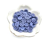 Lot de 100 boutons en bois colorés de 10 mm, 4 trous, pour cuir, vêtements, manteaux, à coudre pour loisirs créatifs,10 mm