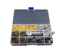 Lot de 100 boutons pression en cuivre pur pour vestes à 633 boutons