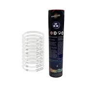 Lot de 100 Bracelets FLuorescents Lumineux couleur Blanc, 100 Connecteurs inclus, Bracelet couleur fluo idéal pour soirées et tout évènement, Baton Fluo Glow - SPARKLERS CLUB®