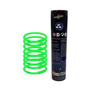 Lot de 100 Bracelets FLuorescents Lumineux couleur Vert, 100 Connecteurs inclus, Bracelet couleur fluo idéal pour soirées et tout évènement, Baton Fluo Glow - SPARKLERS CLUB®