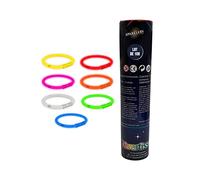 Lot de 100 Bracelets FLuorescents Lumineux Multicolore, 100 Connecteurs inclus, Bracelet couleur fluo idéal pour soirées et tout évènement, Baton Fluo Glow - SPARKLERS CLUB®