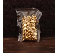 Lot de 100 breloques en plastique doré Attract Wealth Luck Mini Dollars Lingots Doré Melon