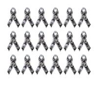 Lot de 100 broches de charité en forme de cœur et de paix - Accessoires de bienfaisance élégants pour vêtements et chapeaux, taille unique, Comme décrit