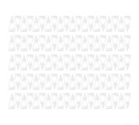 Lot de 100 broches d'étagère en plastique blanc pour armoires de 16 mm - Piquets de support autobloquants avec design épais, petites pinces d'étagère de 40 x 20 mm, triang